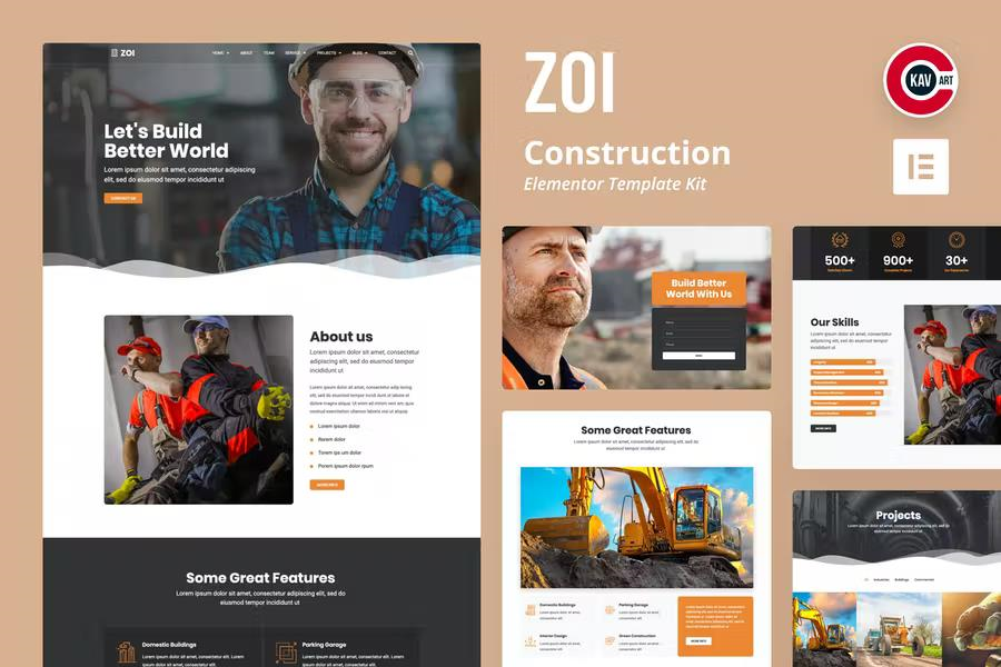 ZOI – CONSTRUCTION TEMPLATE KIT